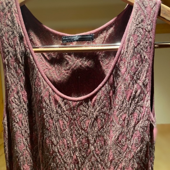 Peruvian connection sleeveless maxi dress in Pima cotton - Picture 7 of 8